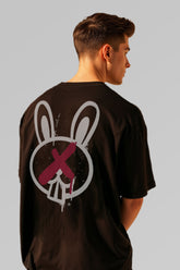 Black V1 shirt on model